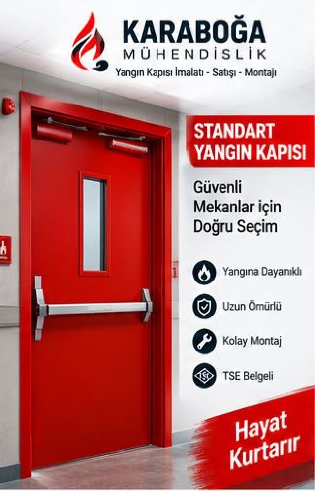 Belediyeler İçin Yangın Kapısı | İmalat, Satış ve Montaj